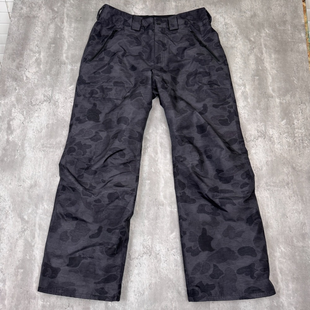 The North Face Seymore Pants Men's M Black Duck Camo Dryvent Water Repellent Ski
